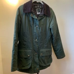 Barbour Waxed Cotton Jacket Insulated size 4